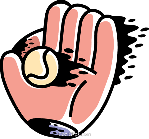 Baseball Glove And Baseball Royalty Free Vector Clip - Illustration (480x448)