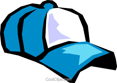 Baseball Cap Royalty Free Vector Clip Art Illustration - Baseball Cap Royalty Free Vector Clip Art Illustration (480x339)
