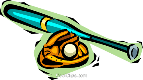 Baseball Equipment Royalty Free Vector Clip Art Illustration - Baseball Equipment Royalty Free Vector Clip Art Illustration (480x270)