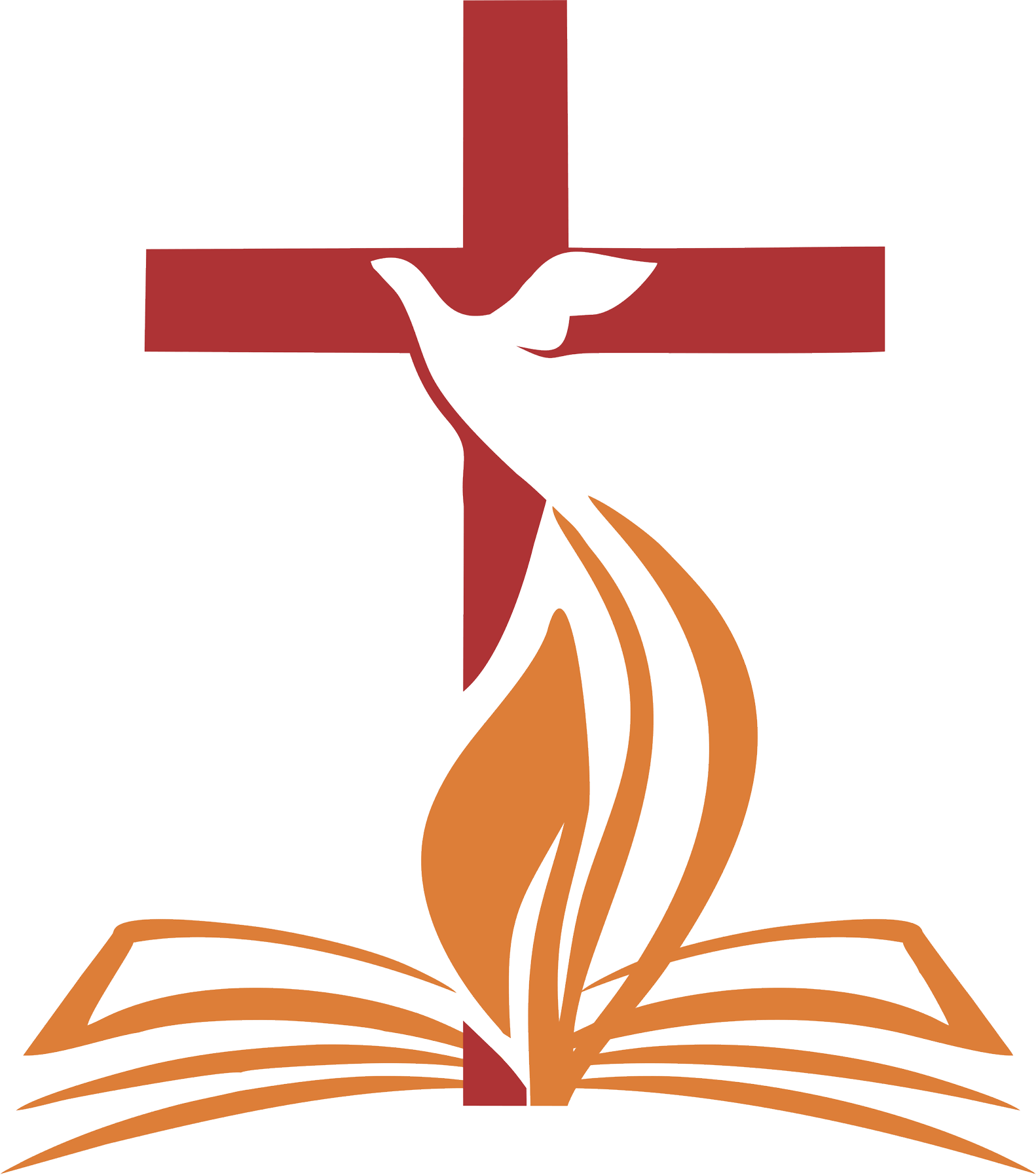 Mission Clipart Evangelism - Cruz Y Paloma Dibujo (1582x1795)