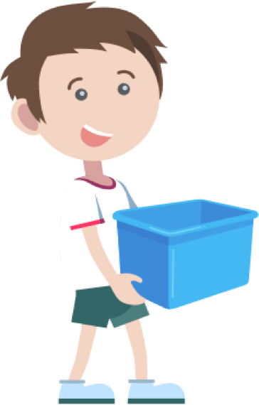 Clipart Library Library Chore Clipart 5 Year Old - Cartoon (364x570)