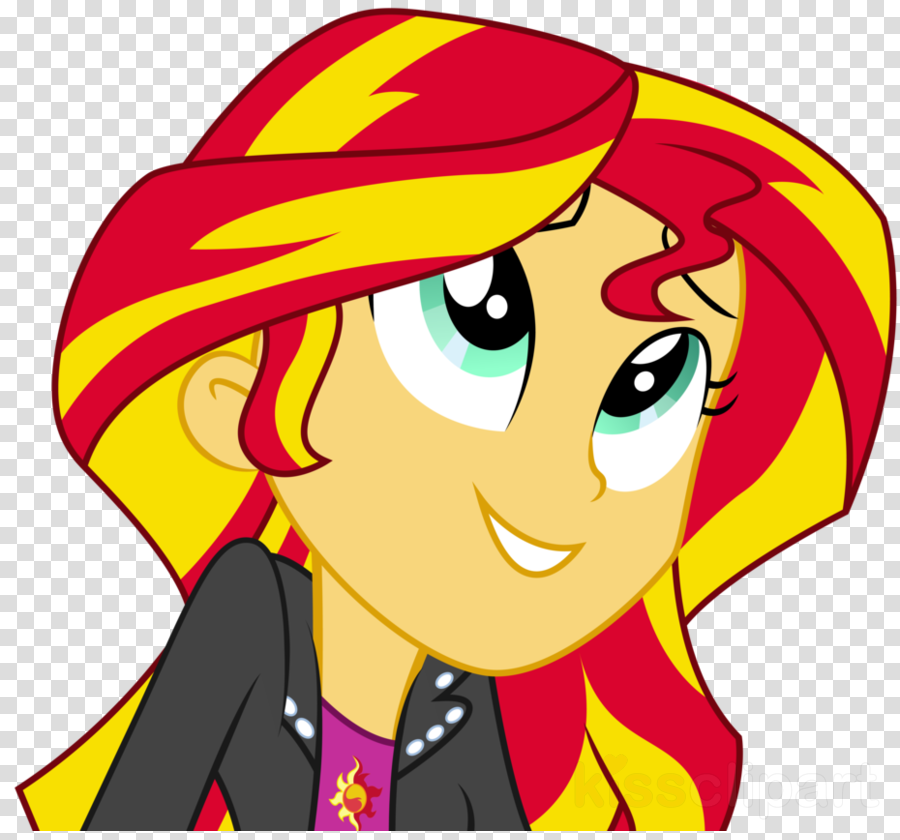 Sunset Shimmer Smiles Clipart Sunset Shimmer Pinkie - Sunset Shimmer Vector Rainbow Rocks (900x840)