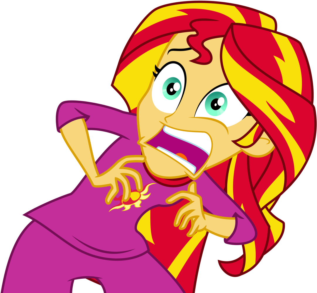 Absurd Res Artist Masem Clothes Equestria - Sunset Shimmer And Maud Pie (1129x1024)