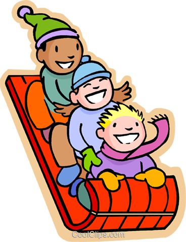 Sledding Clipart Sledding Clip Art - Sled Clipart (368x480)