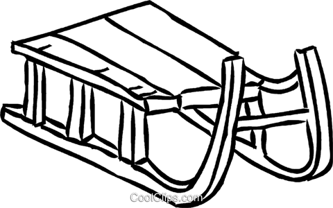 Toboggan Sled Clipart Babyshowerthankyou - Toboggan Clip Art (480x300)