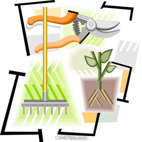 Gardening Tools, Pruning Shears, Rake Royalty Free - Garden Tool (480x480)