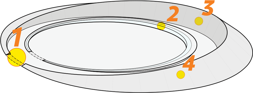 The Open-ended Ring Shape Evokes Broken Shackles And - Circle (1000x409)