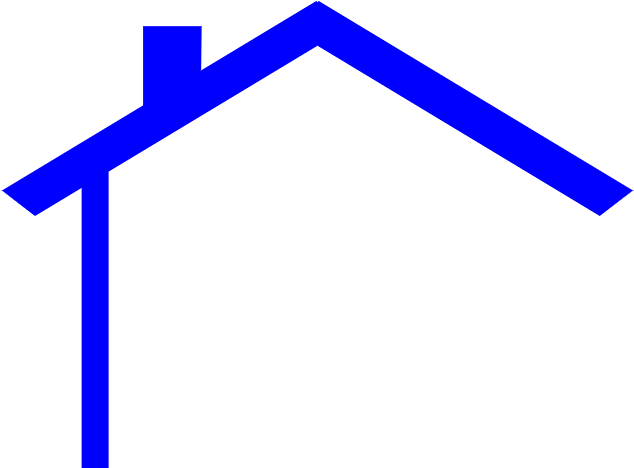 House Black And White Svg Transparent Download - House Roof Outline Clipart (640x480)
