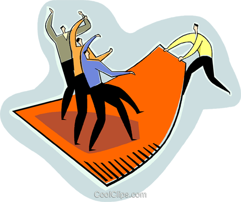 Pulling The Carpet Out From Under Their F Royalty Free - Pulling Rug Out From Under Clipart (480x403)