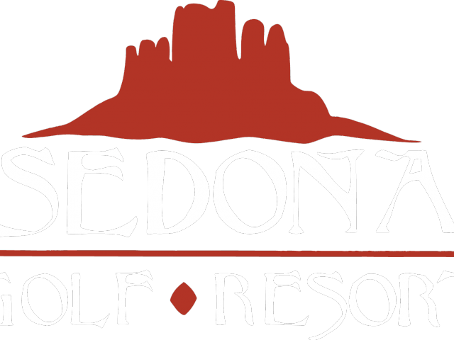 Golf Course Clipart Red - Sedona Arizona Logo (640x480)