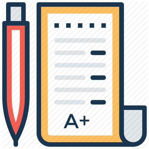 Grading In Education Clipart Grading In Education Test - Exam Result Icon Png (512x512)