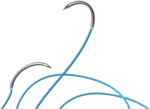 Surgical Sutures - Sutures Png (488x355)