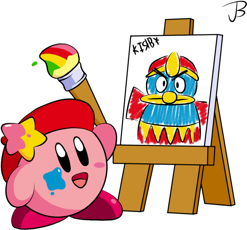 Needle Clipart Tdap - Kirby Star Allies Paint Ability (911x876)