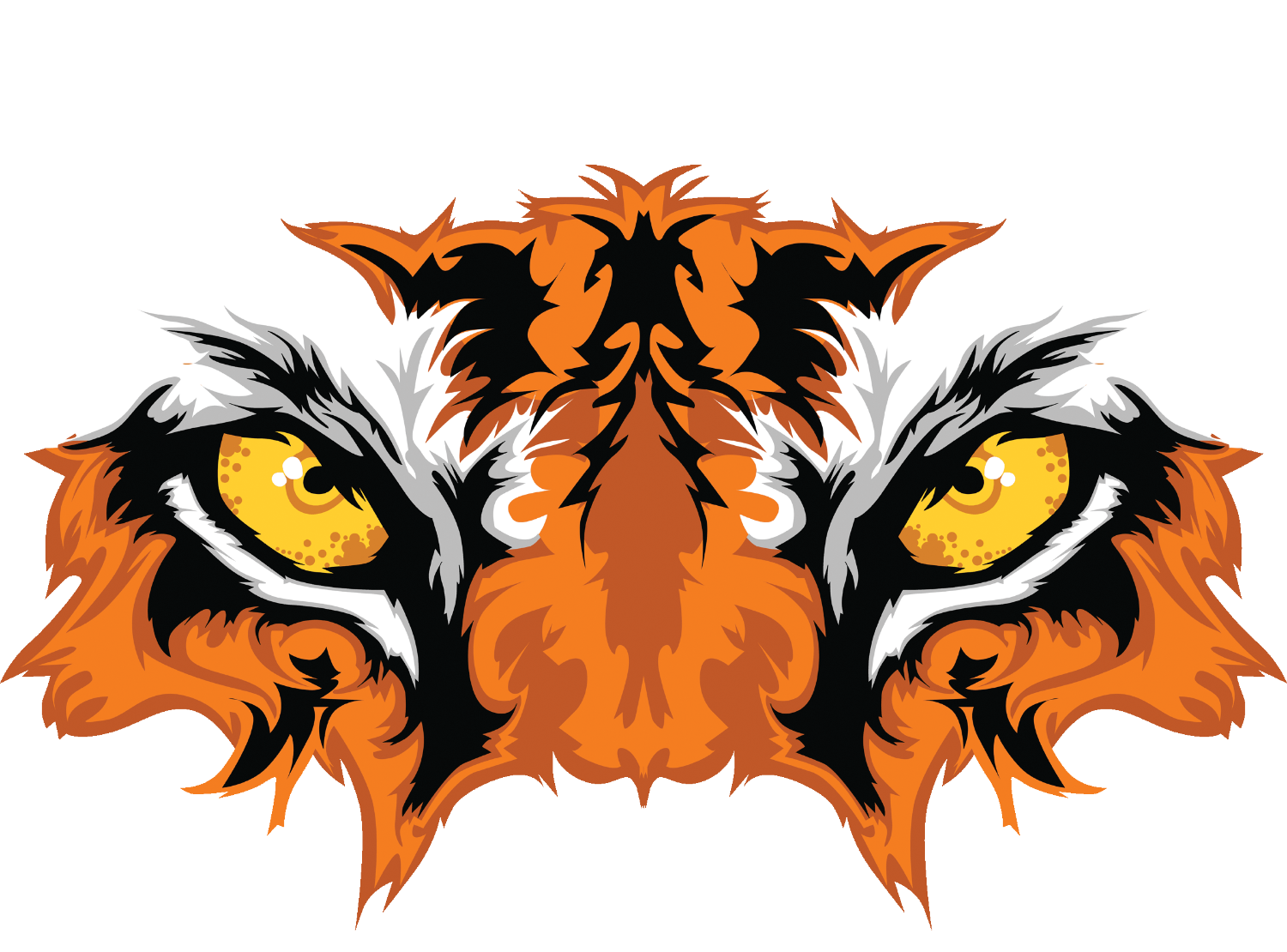 Tiger Eyes Clip Art (1500x1110)