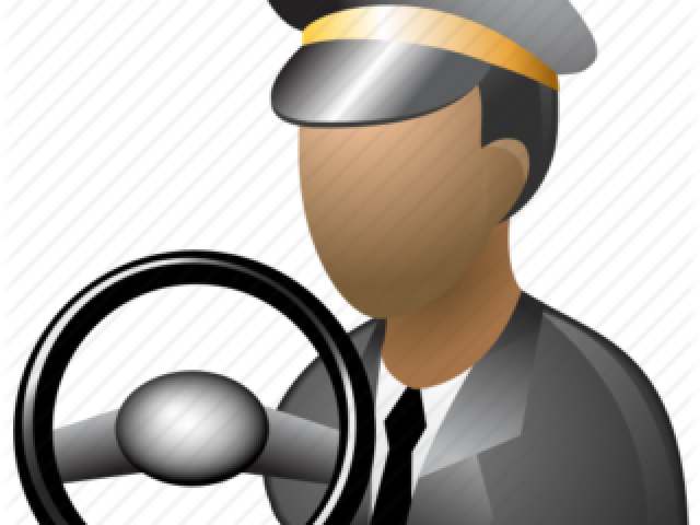 Taxi Driver Clipart Png Transparent - Icono Chofer (640x480)