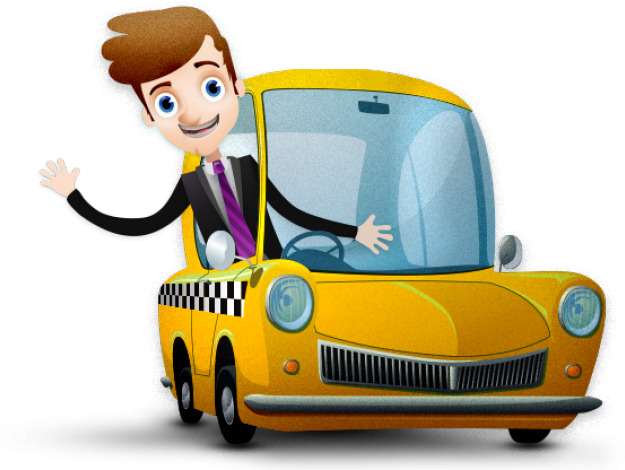 Taxi Driver Clipart Girl Driver - Driver Animation (640x480)