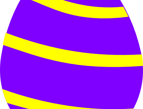 Easter Egg Border Png - Egg (462x350)