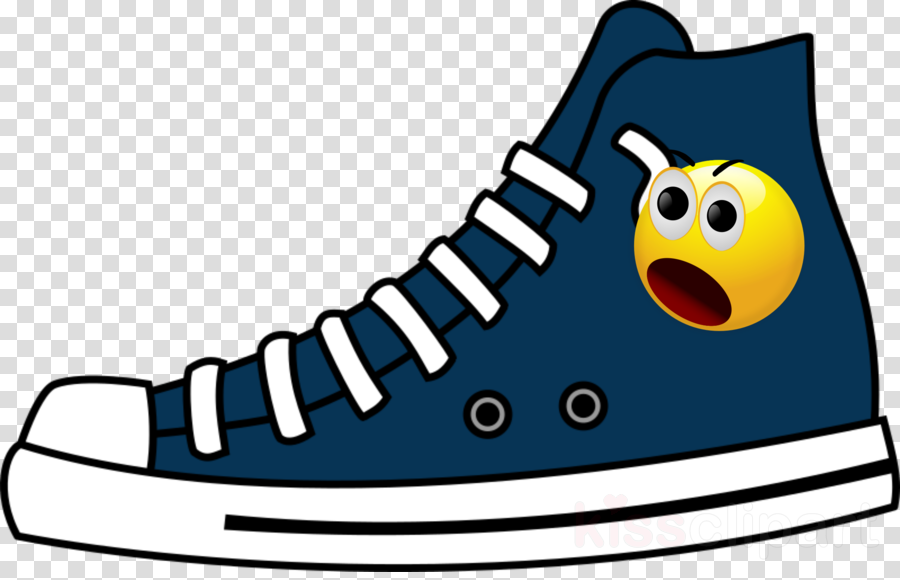 Converse Clip Art Clipart Converse Chuck Taylor All-stars - High Top Converse Shoe Clip Art (900x580)