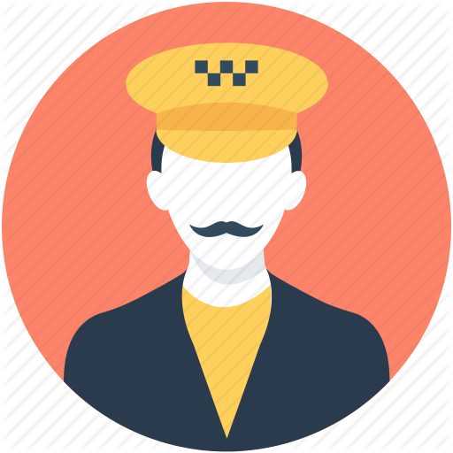 Taxi Driver Clipart Png Transparent - Driver Icon Transparent Png (512x512)