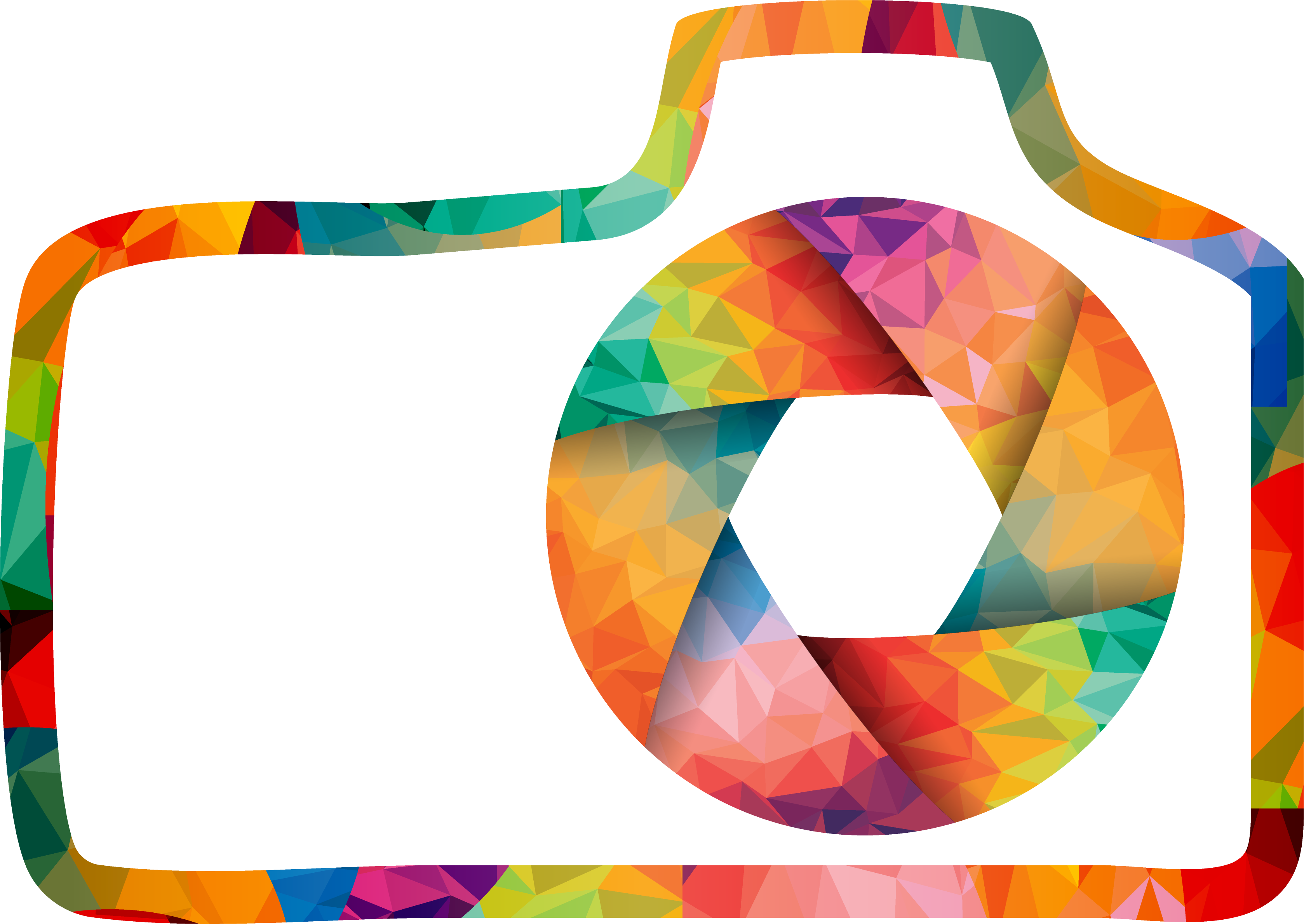 Photographer Clipart Photography Contest - Colorful Camera Logo Png (3357x2379)