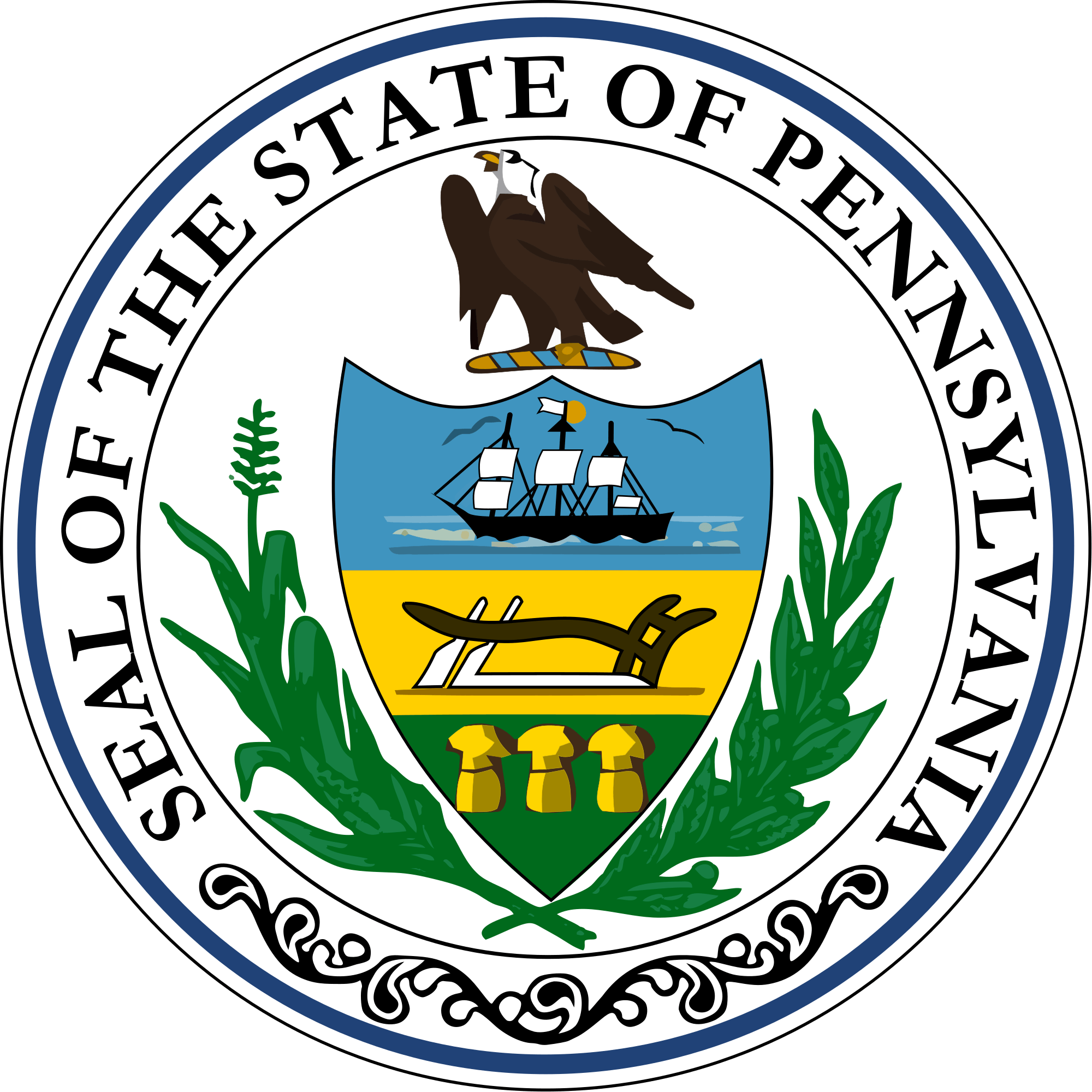Seal Of The State Of Pennsylvania - Seal Of Pennsylvania (2000x2000)