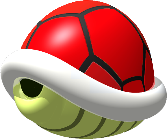 Shell Clipart Red Shell - Super Mario Turtle Shell (600x500)