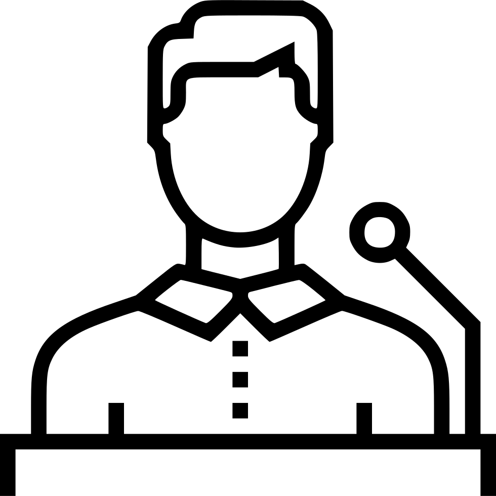 Professional Speaker Comments - Client Service White Icon (980x980)