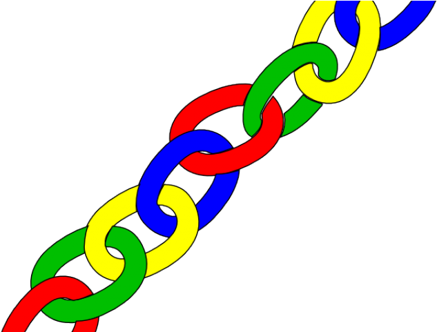 Chain Clipart Paper Clip - Clip Art Chain Link (640x480)