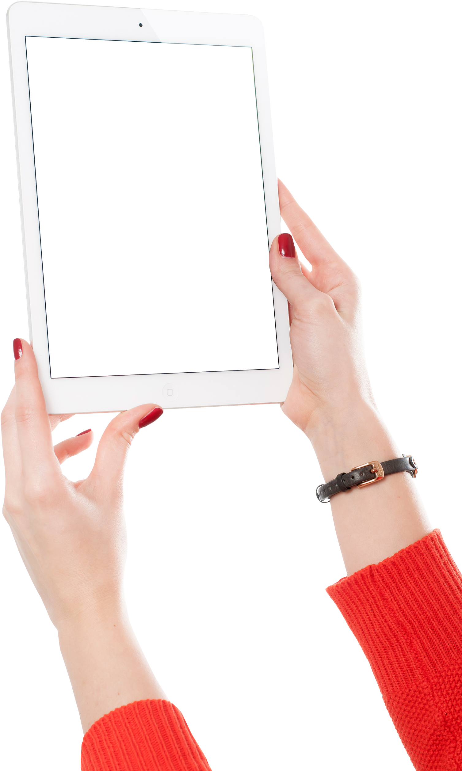 Ipad Clipart Hand Holding - Girl Hand Holding Png (1750x2635)