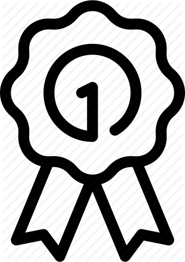 Medal Drawing Prize - First Place Icon Blue (362x512)