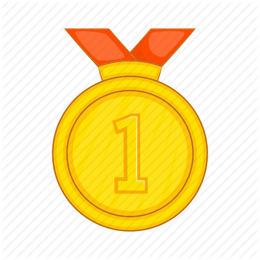 Gold Medal Clipart Gold Medal - Medal (512x512)