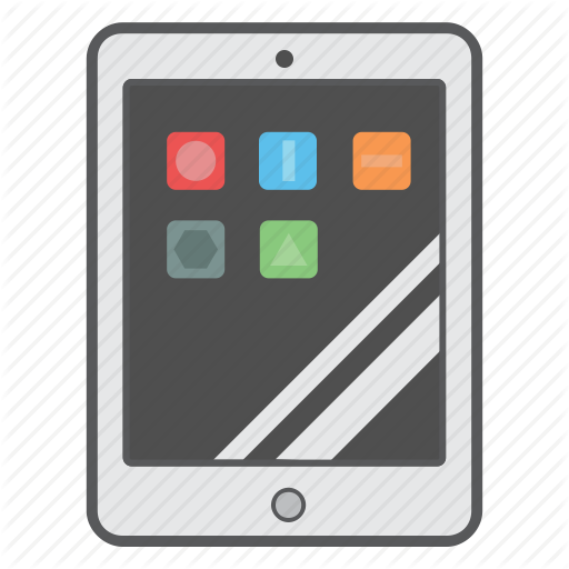 Clipart Free Flattech By Jeff Delaney Apple Tablet - Clip Art (512x512)
