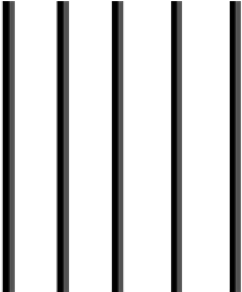 Jail Bars Clipart - Black And White Jail Bars (420x420)