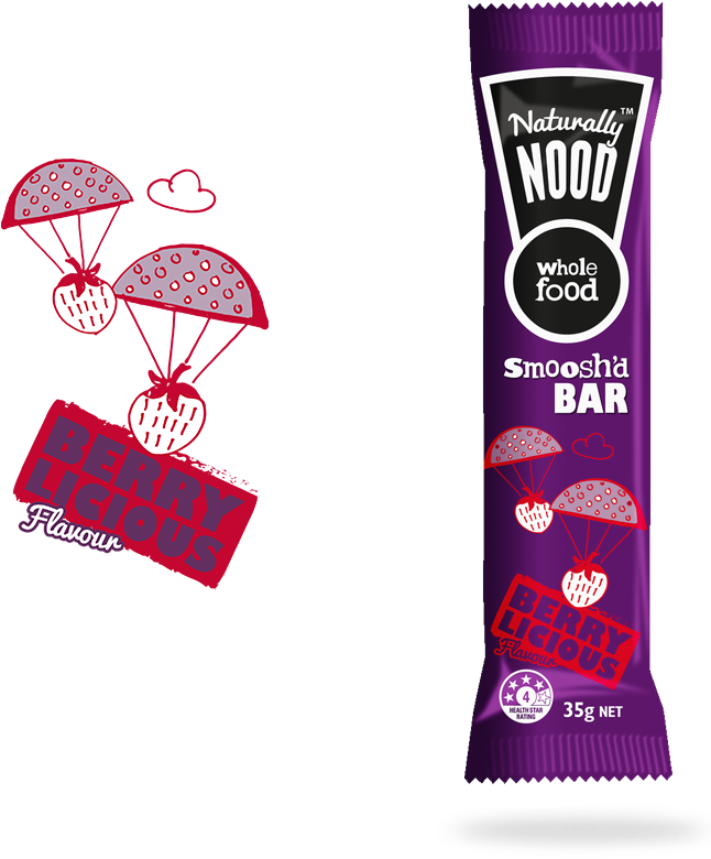 Cocoa & Orange Tango Berry Licious Flavour - Naturally Nood Bar Berry Licious 4pk (680x800)