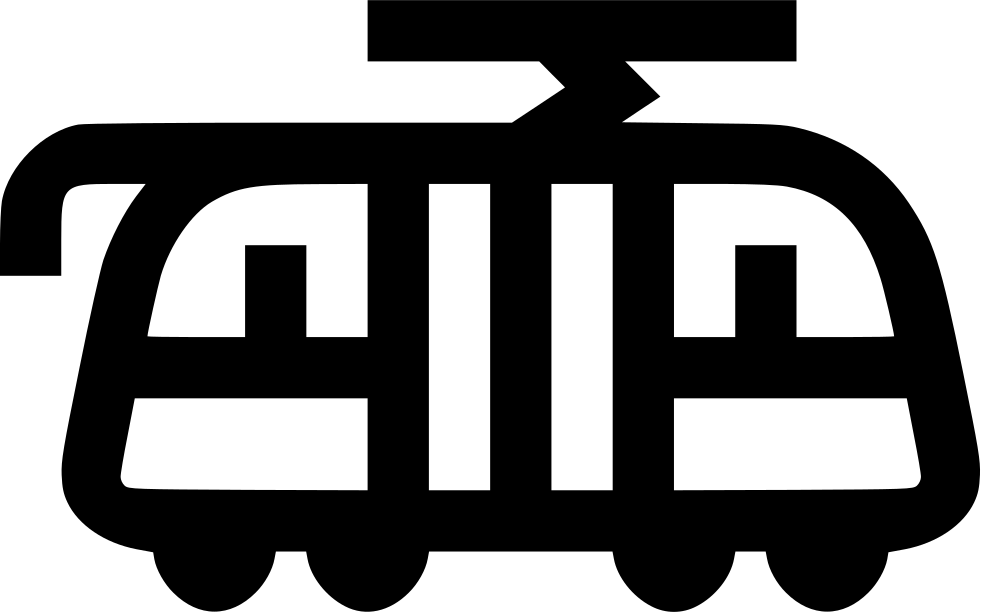Tram Streetcar Ation Svg - Trolley (981x612)