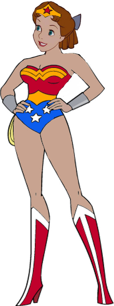 Wendy By Brandon Broderick [©2014] - Cinderella As Wonder Woman (466x992)