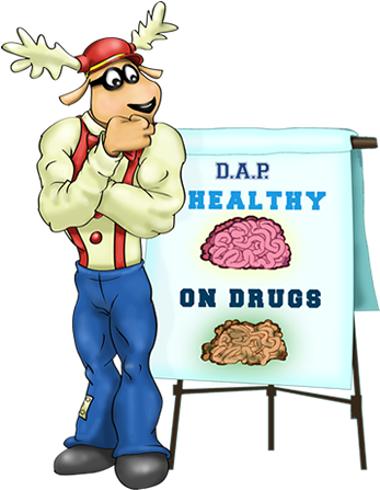 Drugs Clipart Harmful - Drugs And Alcohol Are Bad (360x456)