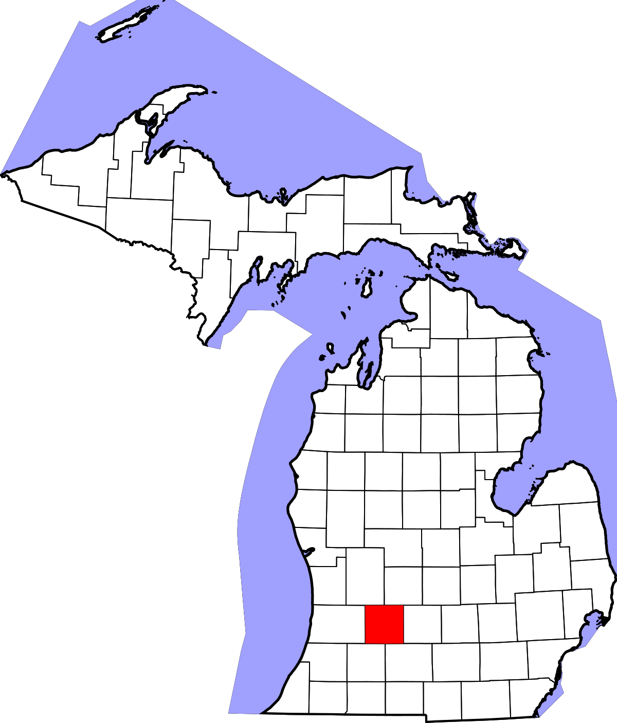 Michigan County Map Svg (1200x1405)