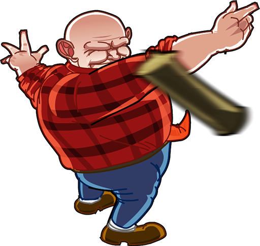 Barry Woods Splash Screen Barry Woods Throw Game Art - Game (512x486)