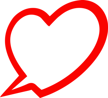 Love Heart Medium - Heart - Medium (372x336)