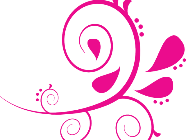 Lines Clipart Swirly - Black Swirls Transparent Background (640x480)