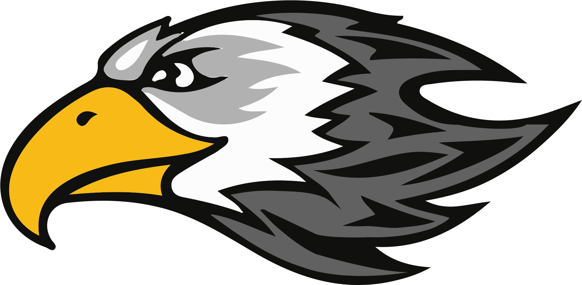 Image Freeuse Falcon Mascot Clipart - Vector Graphics (2040x1039)