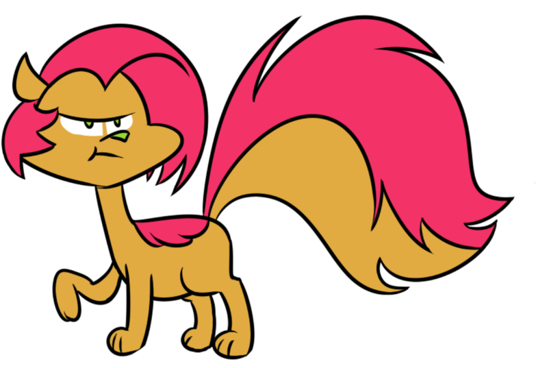 Mofetafrombrooklyn, Babs Seed, Safe, Skunk, Solo, Species - Apple Bloom (1024x1024)