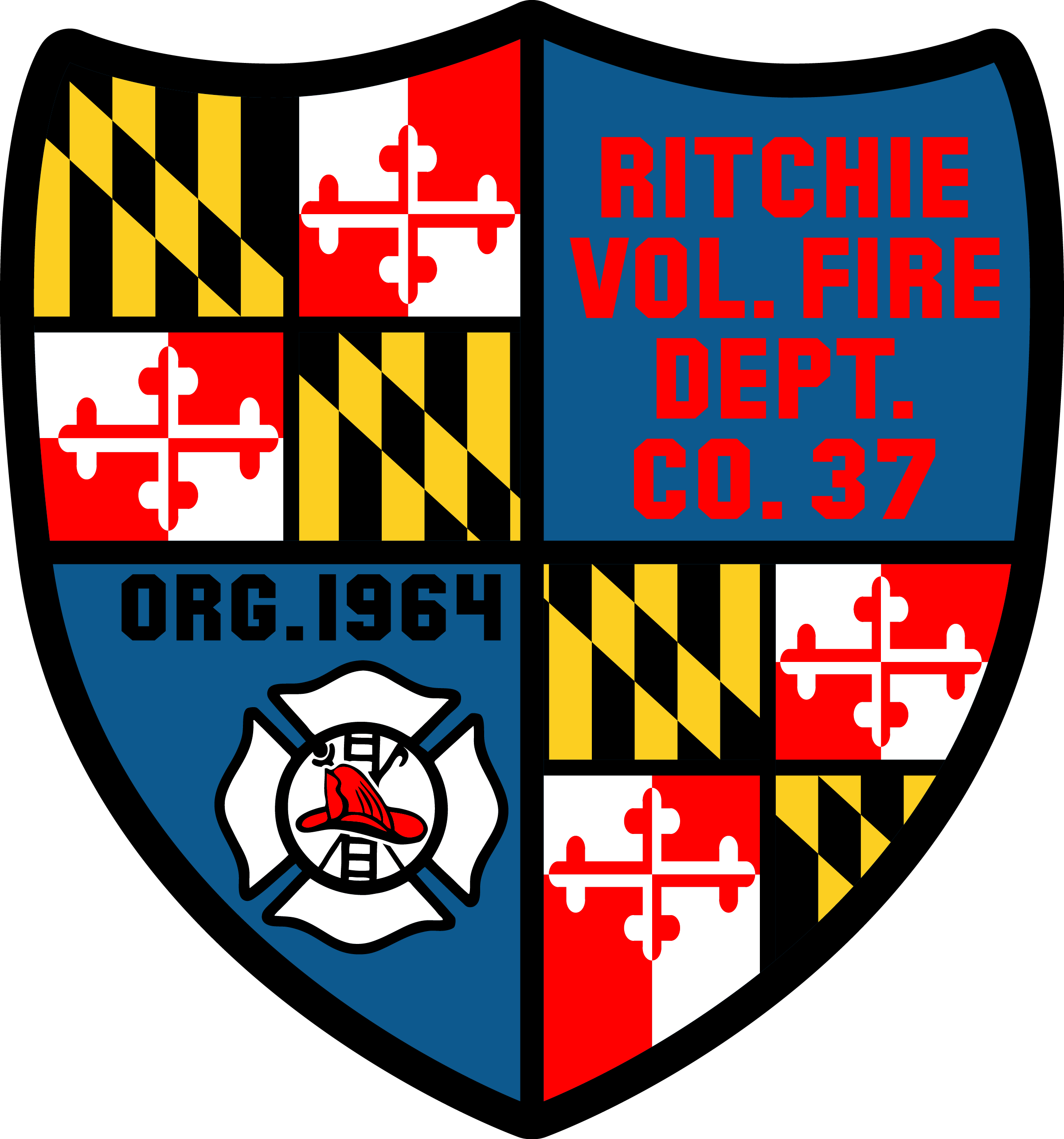 Ritchie Volunteer Fire Department - Custom Image Factory Us State Flag Midland Maryland (2400x2569)