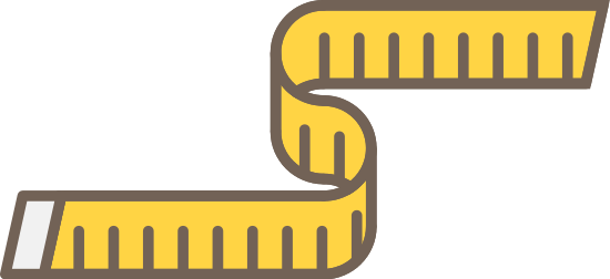 Measuring Tape Clipart Png - Portable Network Graphics (550x252)