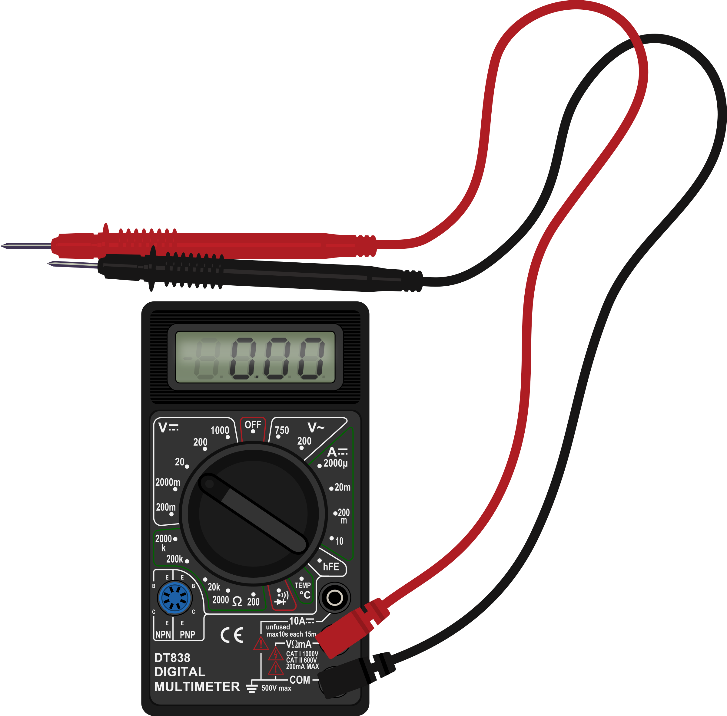 Clip Art Black And White Download With Test Icons Png - Multimeter Png (2400x2366)