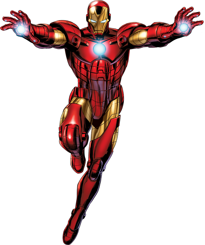 Iron Man Clipart Marvel Character - Marvel Characters Iron Man (719x859)
