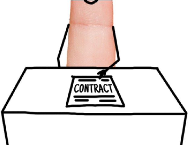 Negotiation Clipart Employment Contract - Contract (640x480)