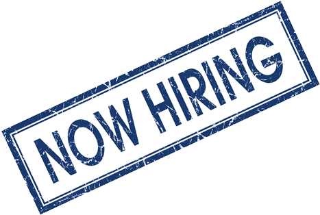 Employment Opportunities Randolph County Transparent - Now Hiring Blue Transparent (480x320)