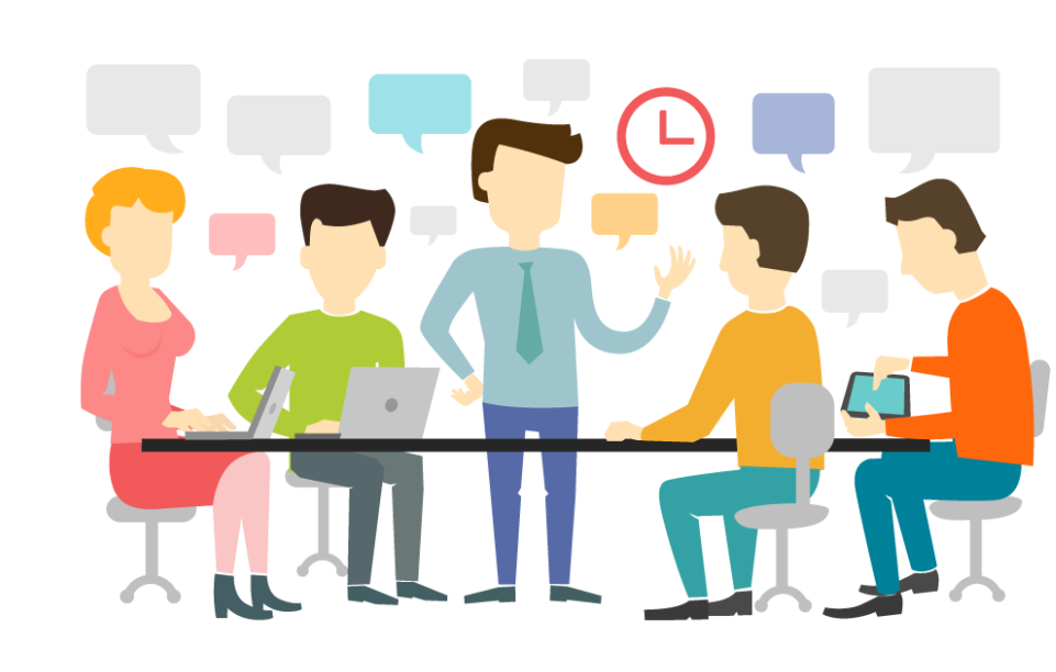 Faculty Group Part Collaborating With Experts A - Faculty Meeting Clip Art (1024x659)